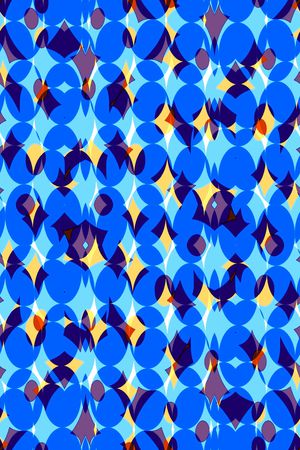 不规则几何印花华亿平台图片