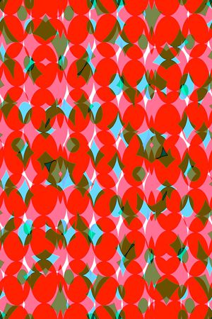 不规则几何印花华亿平台图片