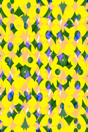 不规则几何印花华亿平台图片