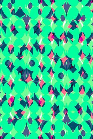 不规则几何印花华亿平台图片