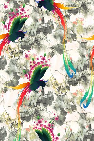 国画印花华亿平台图片