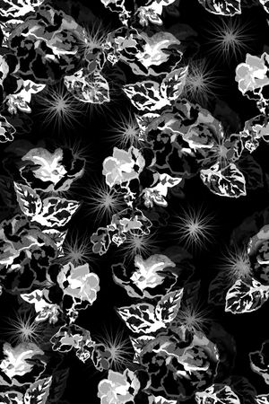 手绘艺术印花华亿平台图片