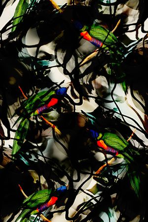 抽象纺理印花华亿平台图片