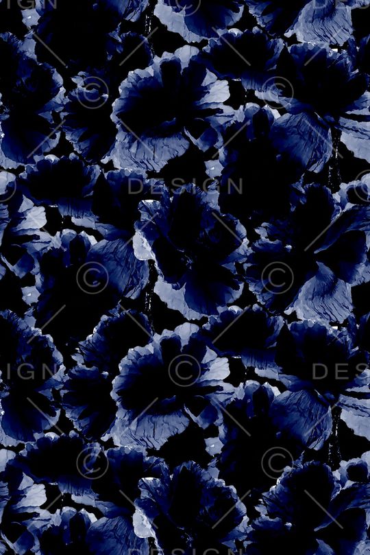 抽象花卉印花华亿平台图片