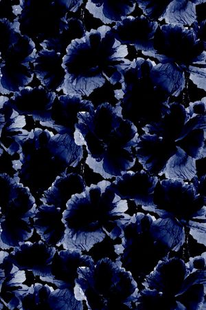 抽象花卉印花华亿平台图片