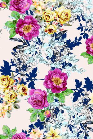 手绘印花华亿平台图片