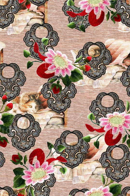 民族风印花华亿平台图片