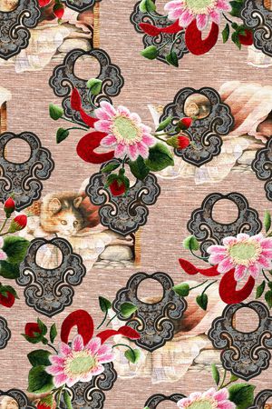 民族风印花华亿平台图片