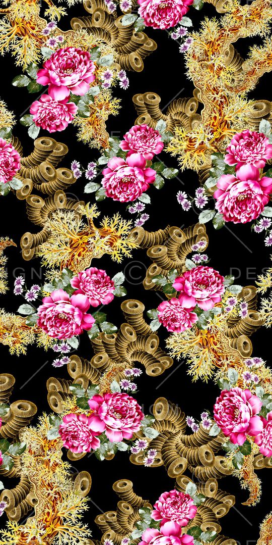 乱花印花华亿平台图片