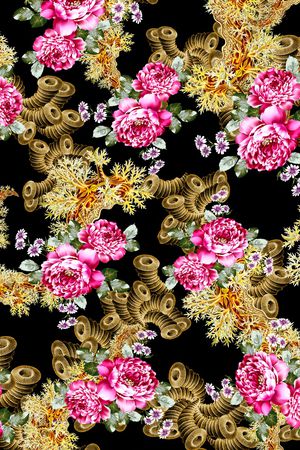 乱花印花华亿平台图片