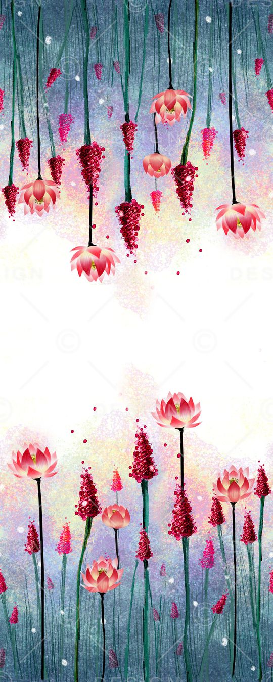 荷花印花华亿平台图片