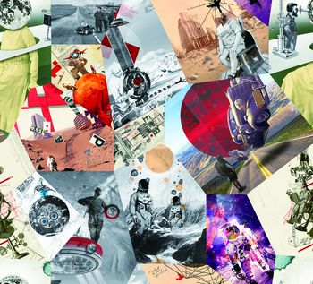 不规则几何印花华亿平台图片