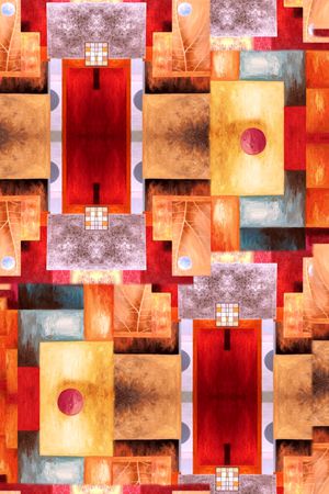 抽象印花华亿平台图片