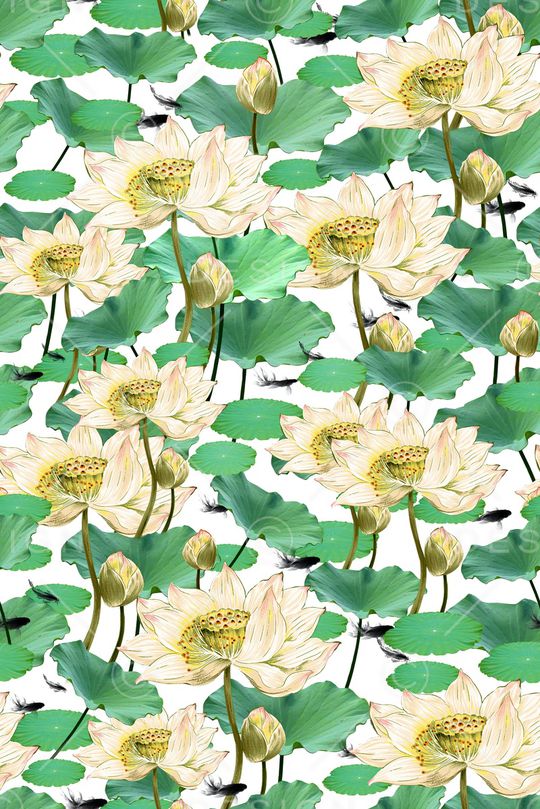 清新印花华亿平台图片