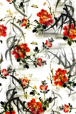 花朵印花华亿平台图片