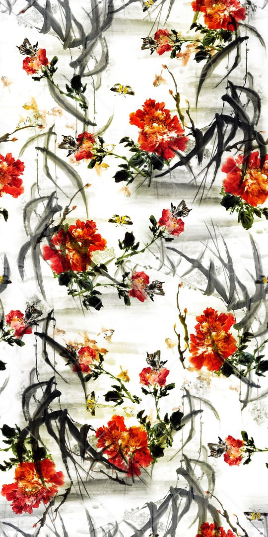 花朵印花华亿平台图片