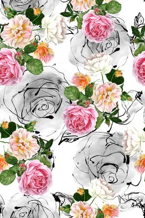 玫瑰印花华亿平台图片