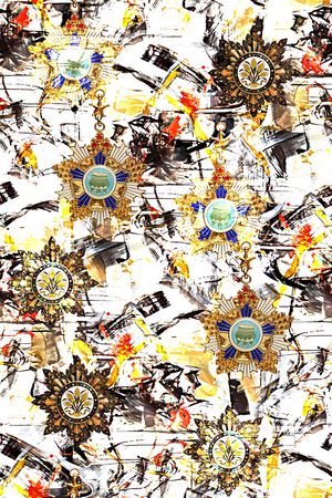 徽章印花华亿平台图片