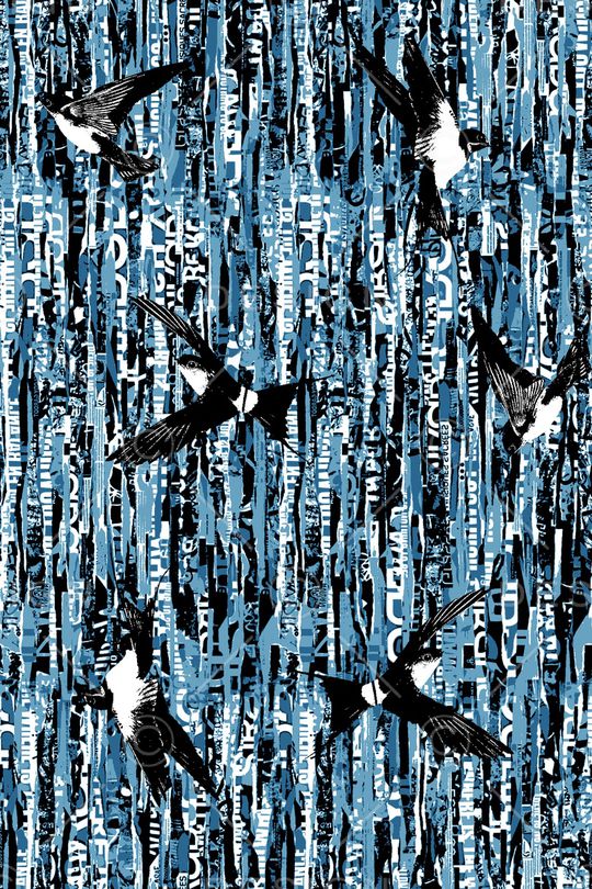 飞鸟印花华亿平台图片