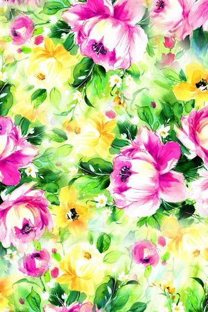 花朵印花华亿平台图片