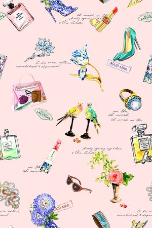 高跟鞋印花华亿平台图片