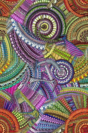 不规则几何印花华亿平台图片