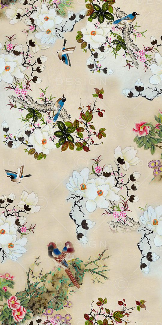 中国风印花华亿平台图片