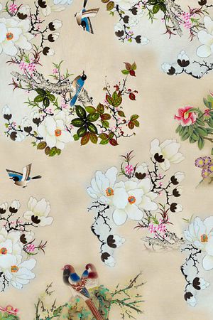 中国风印花华亿平台图片