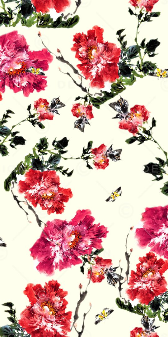 中国风印花华亿平台图片