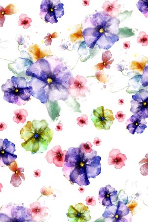 水彩印花华亿平台图片