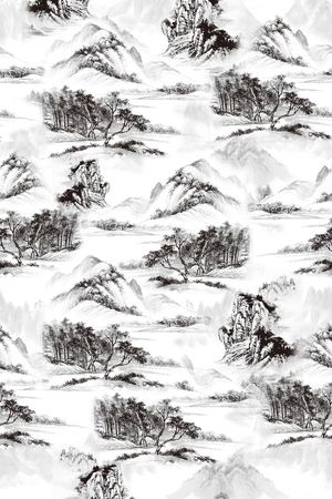 山水印花华亿平台图片