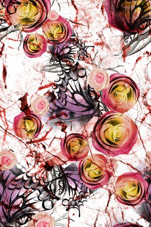 抽象印花华亿平台图片