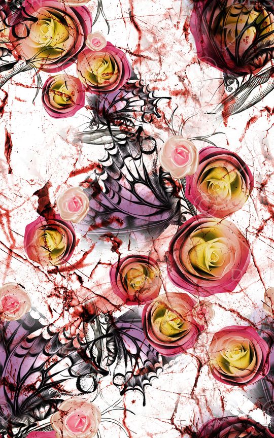 抽象印花华亿平台图片