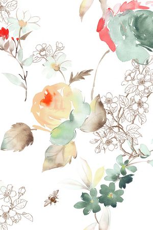 复古印花华亿平台图片