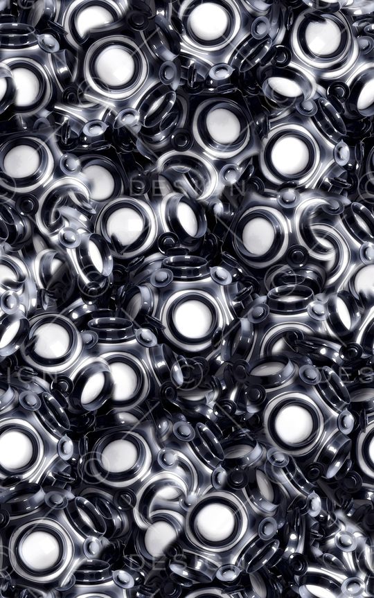 抽象手绘几何纹理数码印花印花华亿平台图片