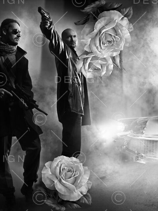 人物像印花华亿平台图片