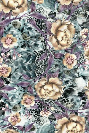 乱花印花华亿平台图片