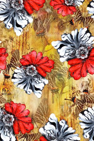 乱花印花华亿平台图片