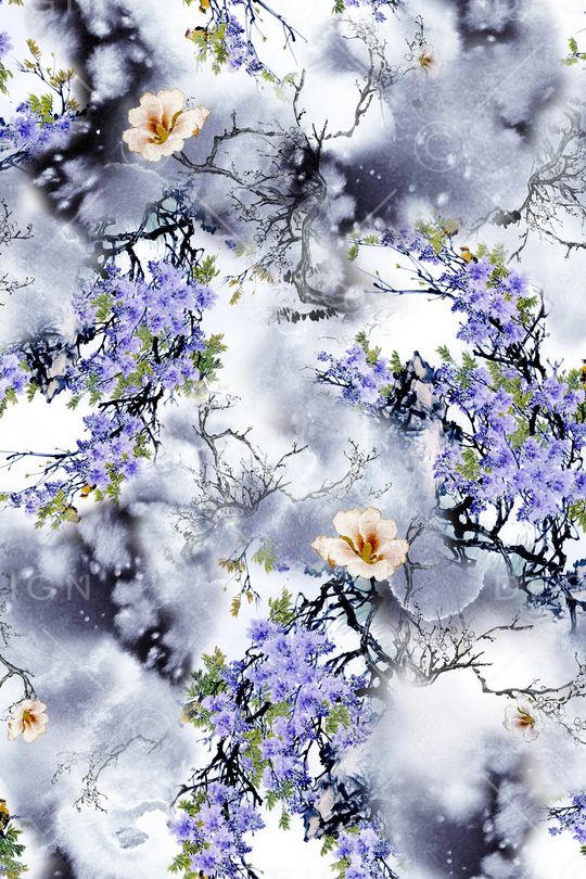 碎花印花华亿平台图片