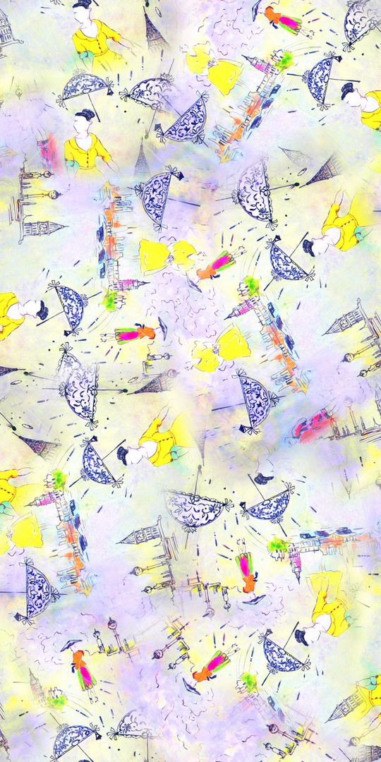 手绘印花华亿平台图片