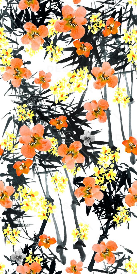 花朵印花华亿平台图片