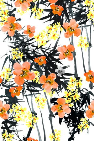 花朵印花华亿平台图片