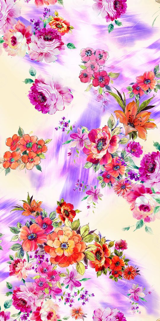 花朵印花华亿平台图片