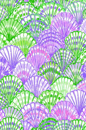 扇贝印花华亿平台图片