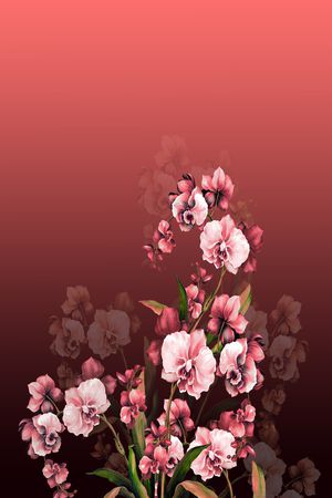 花朵印花华亿平台图片