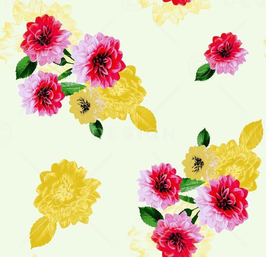 玫瑰印花华亿平台图片