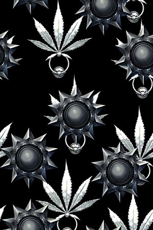 抽象手绘水彩画金属几何纹理数码印花印花华亿平台图片