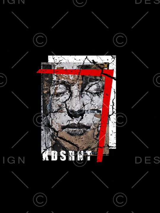 人物像印花华亿平台图片