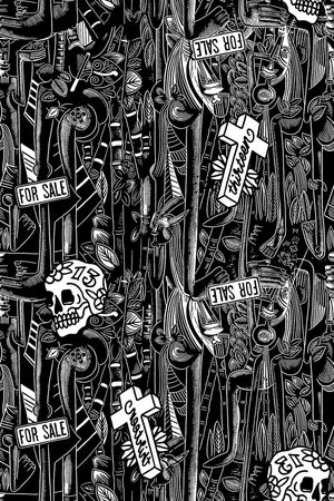 艺术线条印花华亿平台图片