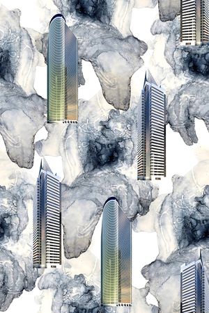 烟雾纹理印花华亿平台图片